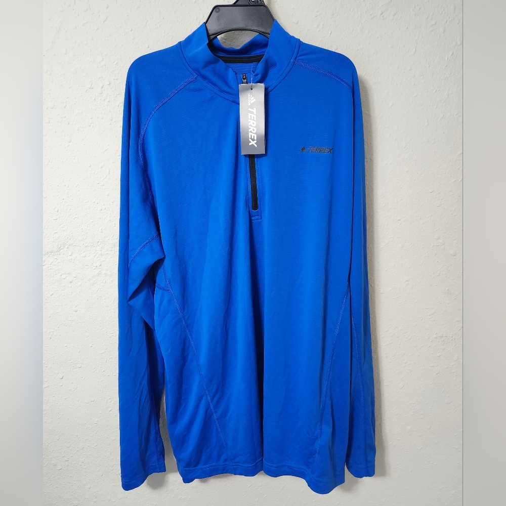 Adidas TraceRo 1/2 Zip Long Sleeve Shirt Men's XL